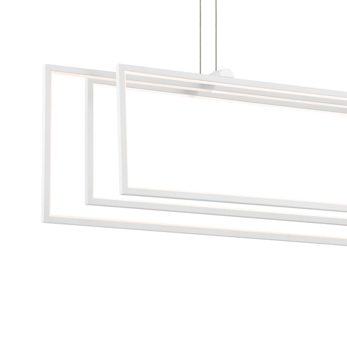 Kichler 84331WH LED Linear Chandelier, White (5)
