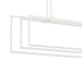 Kichler 84331WH LED Linear Chandelier, White (5)