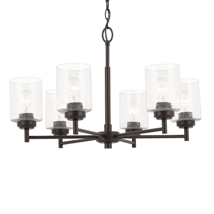 Kichler 52616OZ Six Light Chandelier, Bronze (2)