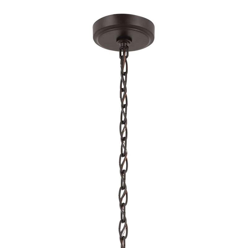 Kichler 52616OZ Six Light Chandelier, Bronze (5)