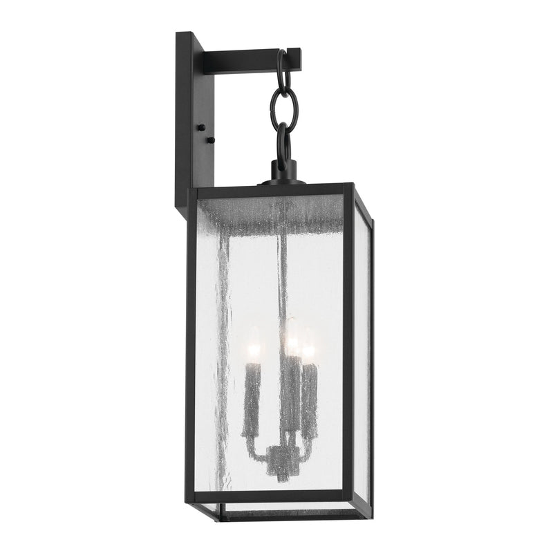 Kichler 59009BKT Three Light Outdoor Wall Mount, Black (3)