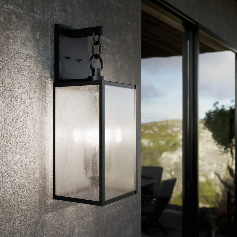 Kichler 59009BKT Three Light Outdoor Wall Mount, Black (5)