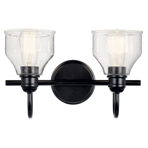 Kichler 45972BK Two Light Bath, Black (2)