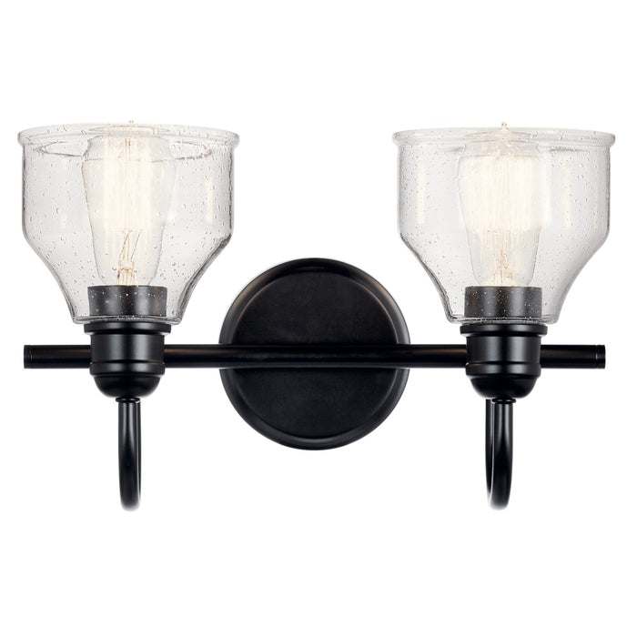 Kichler 45972BK Two Light Bath, Black (2)