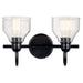 Kichler 45972BK Two Light Bath, Black (2)