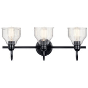 Kichler 45973BK Three Light Bath, Black (2)