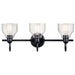Kichler 45973BK Three Light Bath, Black (2)