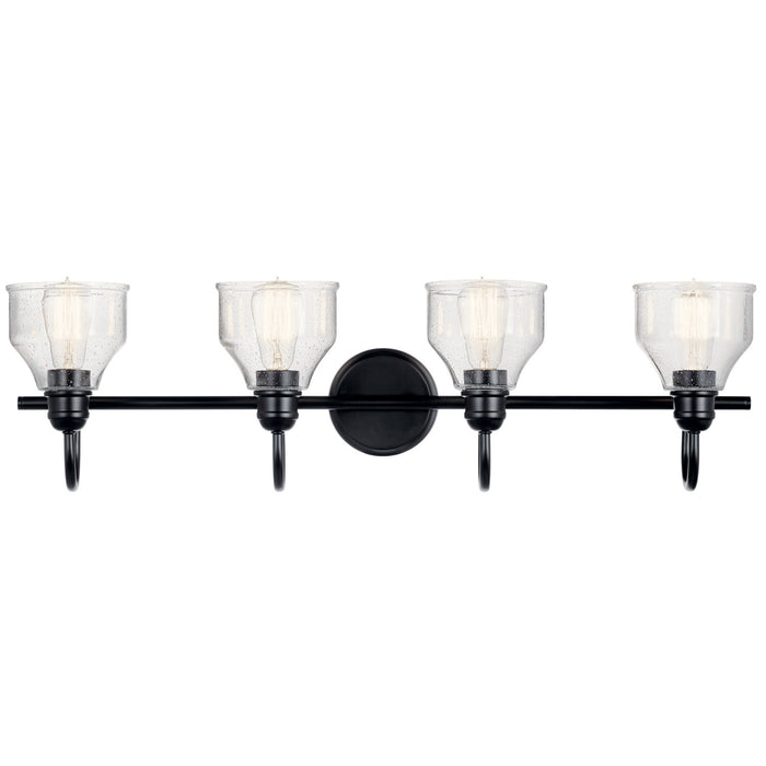 Kichler 45974BK Four Light Bath, Black (2)