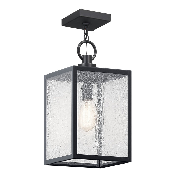 Kichler 59008BKT One Light Outdoor Pendant / Semi Flush, Black Textured (2)