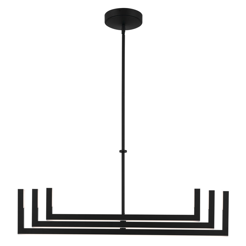Kichler 84328MBK LED Chandelier, Matte Black (2)