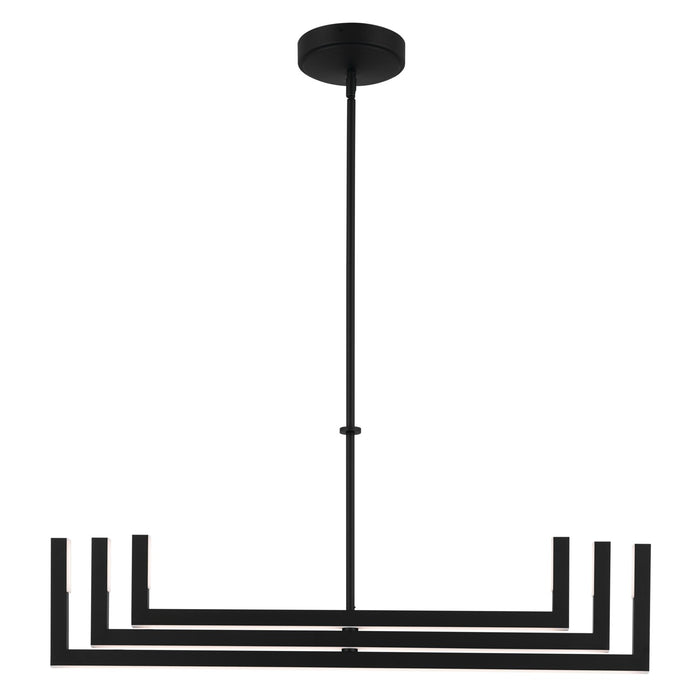 Kichler 84328MBK LED Chandelier, Matte Black (2)