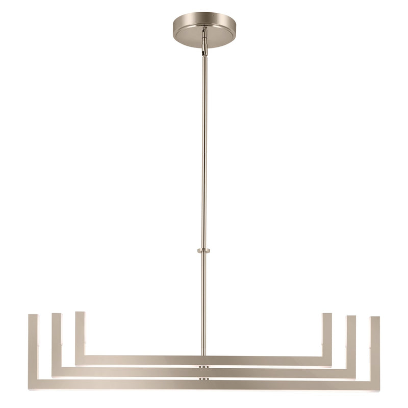 Kichler 84328PN LED Chandelier, Polished Nickel (2)