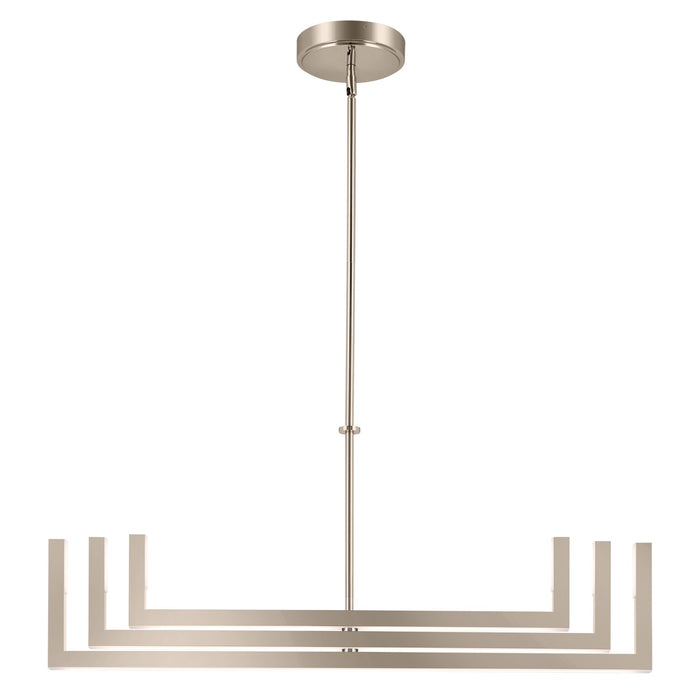 Kichler 84328PN LED Chandelier, Polished Nickel (2)
