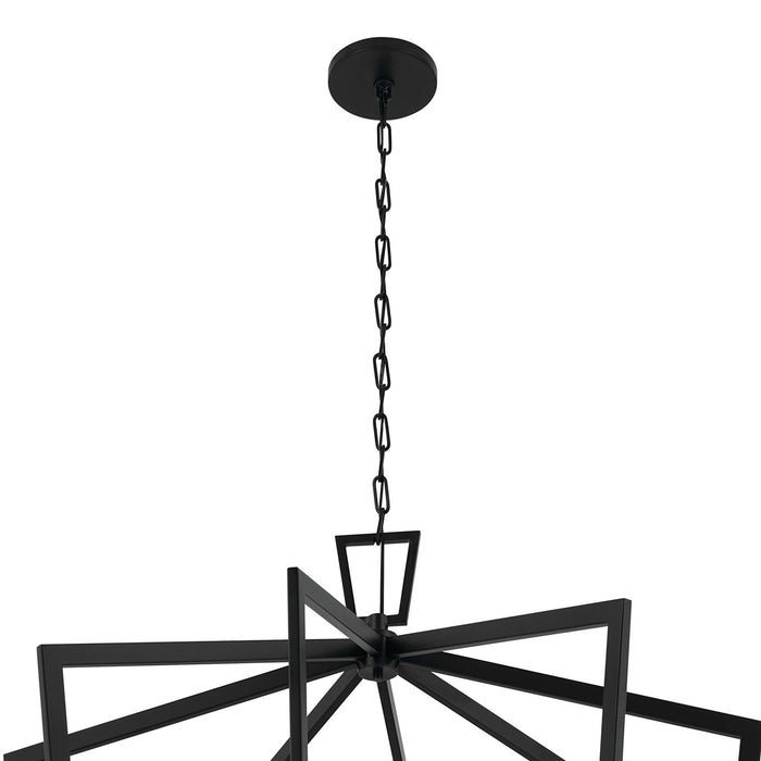 Kichler 43499BK 16 Light Foyer Pendant, Black (2)