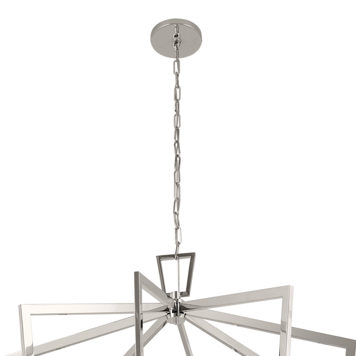 Kichler 43499PN 16 Light Foyer Pendant, Polished Nickel (2)