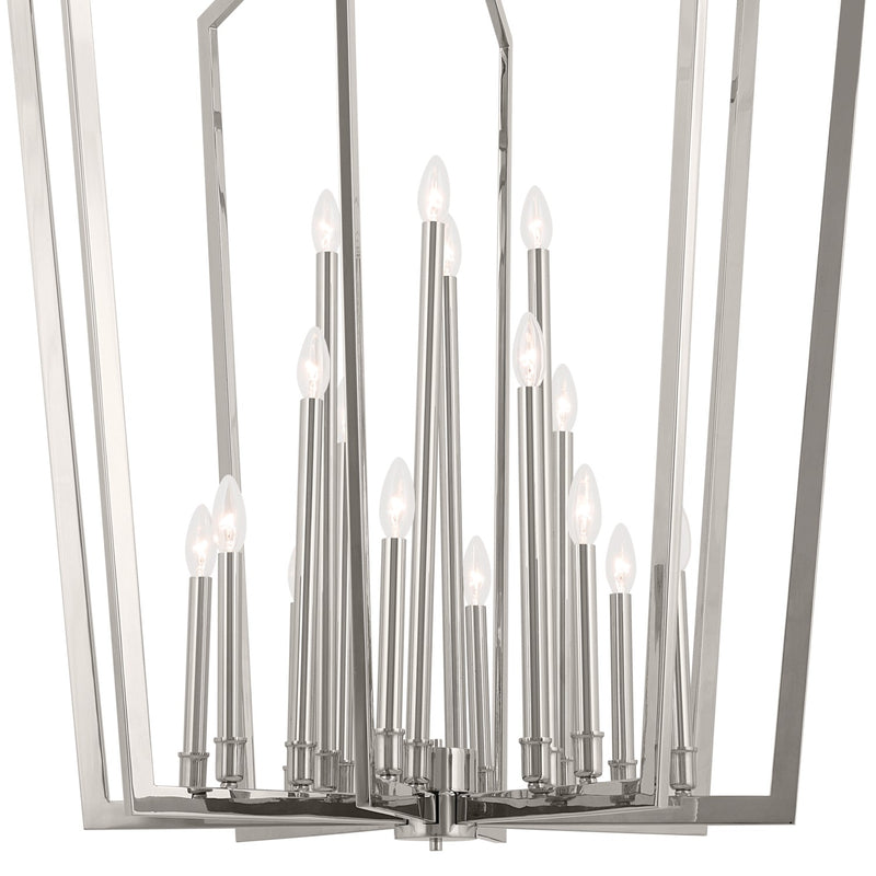 Kichler 43499PN 16 Light Foyer Pendant, Polished Nickel (3)