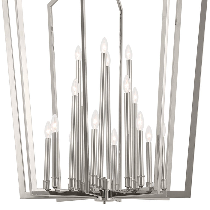Kichler 43499PN 16 Light Foyer Pendant, Polished Nickel (3)