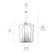 Kichler 43499PN 16 Light Foyer Pendant, Polished Nickel (4)