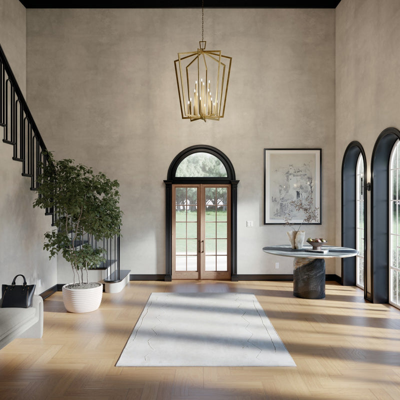 Kichler 43499NBR 16 Light Foyer Pendant, Natural Brass (6)