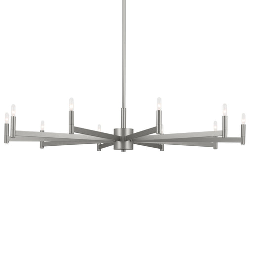 Kichler 52613SN Ten Light Chandelier, Satin Nickel (2)