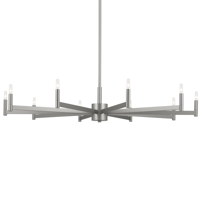 Kichler 52613SN Ten Light Chandelier, Satin Nickel (2)