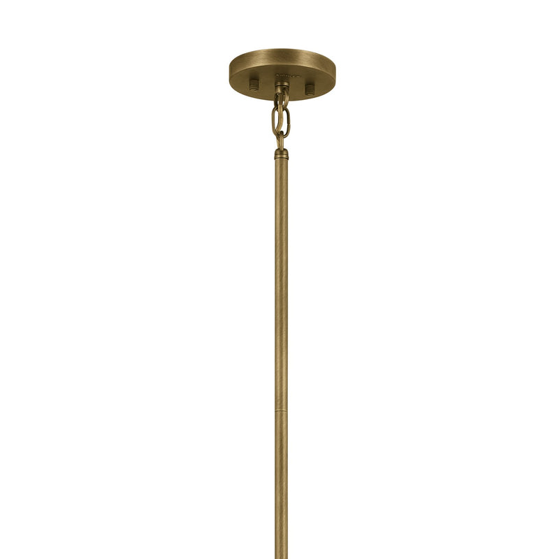 Kichler 52613NBR Ten Light Chandelier, Natural Brass (3)