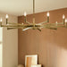 Kichler 52613NBR Ten Light Chandelier, Natural Brass (6)
