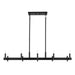 Kichler 52614BK Ten Light Linear Chandelier, Black (2)