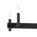 Kichler 52614BK Ten Light Linear Chandelier, Black (5)