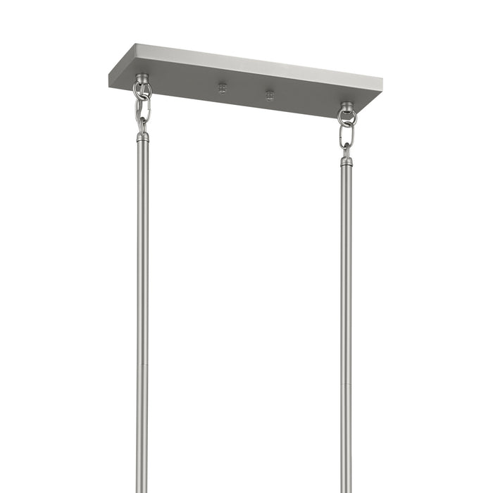 Kichler 52614SN Ten Light Linear Chandelier, Satin Nickel (4)