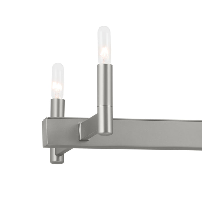 Kichler 52614SN Ten Light Linear Chandelier, Satin Nickel (5)