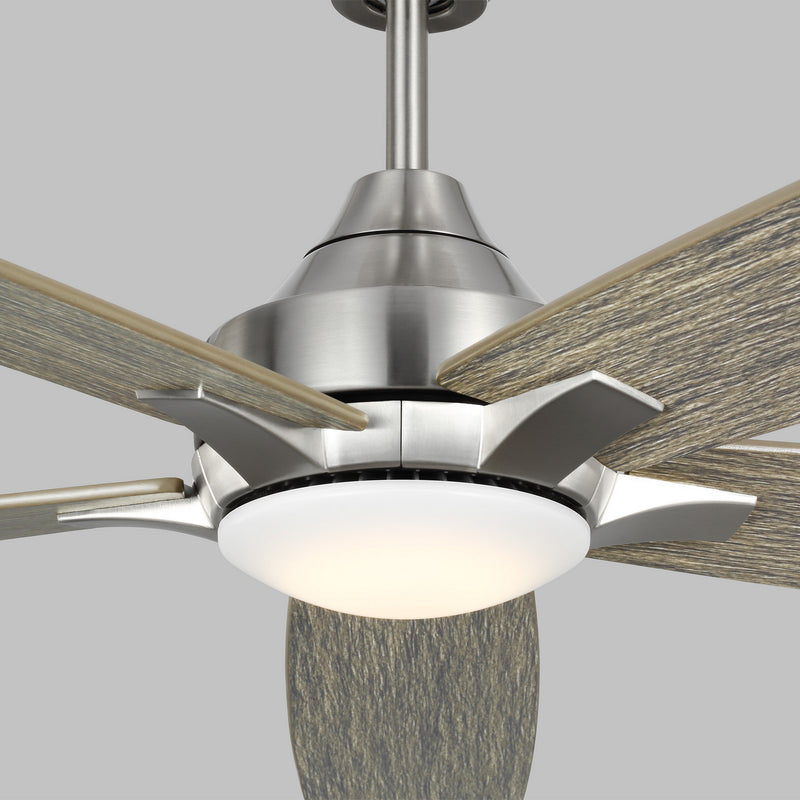 Generation Lighting 5LWDSM60BSLGD Lowden 60"Ceiling Fan, Brushed Steel Alternate Image 2.jpg