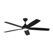 Generation Lighting 5LWDSM60MBKD Lowden 60"Ceiling Fan, Midnight Black Alternate Image.jpg