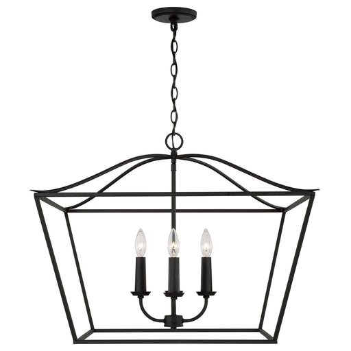 Capital Lighting 350641BI Grady Four Light Pendant, Black Iron Alternate Image.jpg