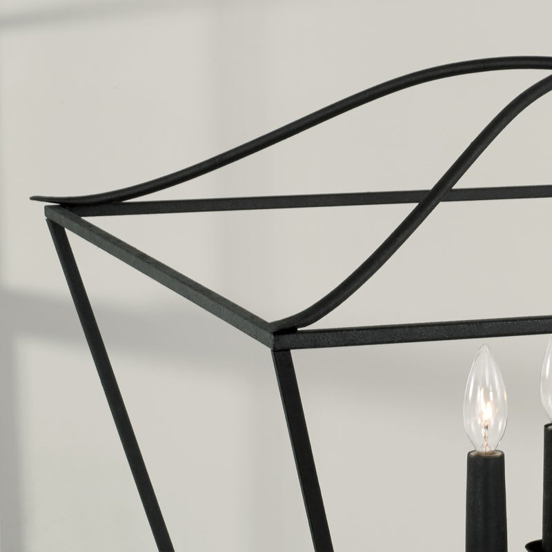 Capital Lighting 350641BI Grady Four Light Pendant, Black Iron Alternate Image 2.jpg