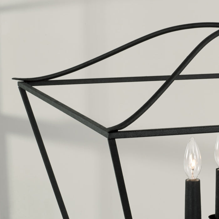 Capital Lighting 350641BI Grady Four Light Pendant, Black Iron Alternate Image 2.jpg