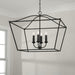 Capital Lighting 350641BI Grady Four Light Pendant, Black Iron Alternate Image 3.jpg