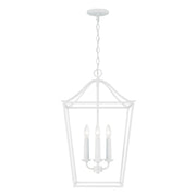 Capital Lighting 550641XW Grady Four Light Foyer Pendant, Textured White Alternate Image.jpg