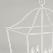 Capital Lighting 550641XW Grady Four Light Foyer Pendant, Textured White Alternate Image 2.jpg