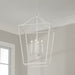Capital Lighting 550641XW Grady Four Light Foyer Pendant, Textured White Alternate Image 3.jpg