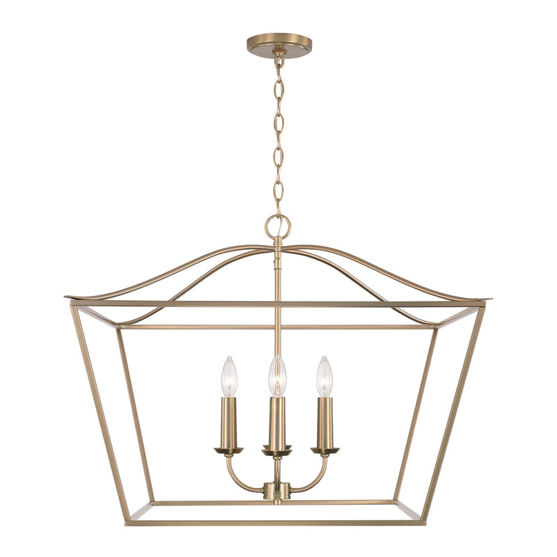 Capital Lighting 350641MA Grady Four Light Pendant, Matte Brass Alternate Image.jpg