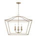 Capital Lighting 350641MA Grady Four Light Pendant, Matte Brass Alternate Image.jpg