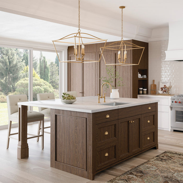 Capital Lighting 350641MA Grady Four Light Pendant, Matte Brass Alternate Image 3.jpg