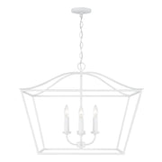 Capital Lighting 350641XW Grady Four Light Pendant, Textured White Alternate Image.jpg
