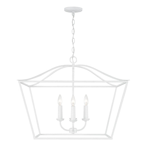 Capital Lighting 350641XW Grady Four Light Pendant, Textured White Alternate Image.jpg