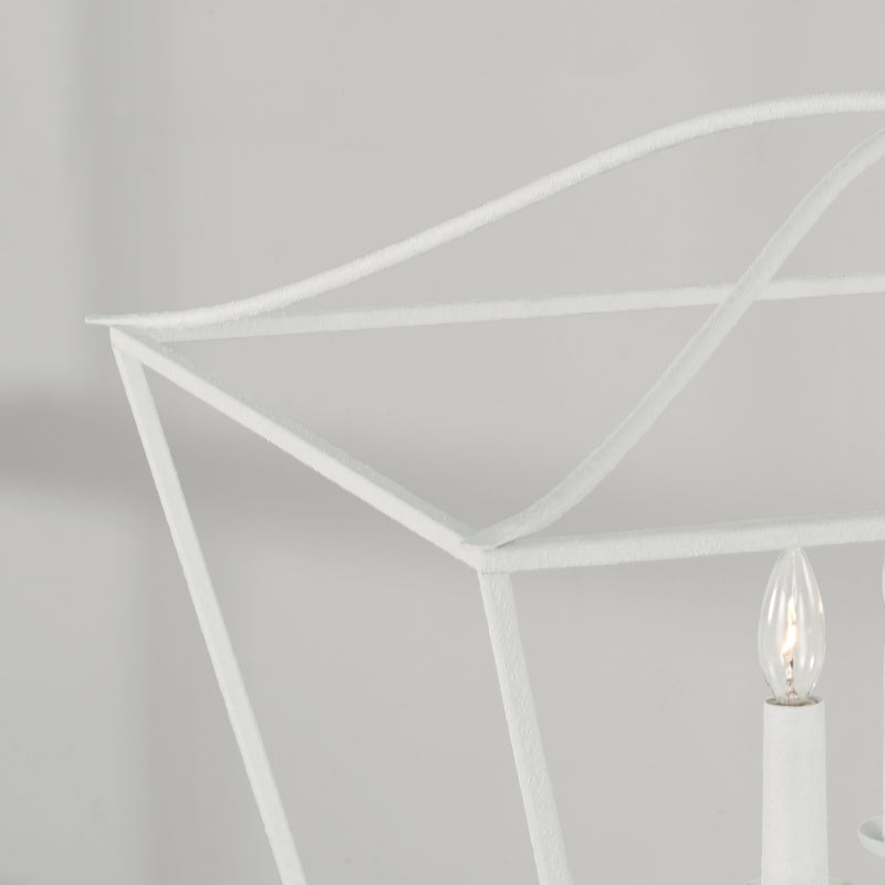 Capital Lighting 350641XW Grady Four Light Pendant, Textured White Alternate Image 2.jpg