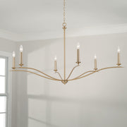 Capital Lighting 450661MA Grady Six Light Chandelier, Matte Brass Alternate Image 3.jpg