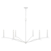 Capital Lighting 450661XW Grady Six Light Chandelier, Textured White Alternate Image.jpg