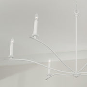 Capital Lighting 450661XW Grady Six Light Chandelier, Textured White Alternate Image 2.jpg