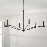 Capital Lighting 450661BI Grady Six Light Chandelier, Black Iron Alternate Image.jpg